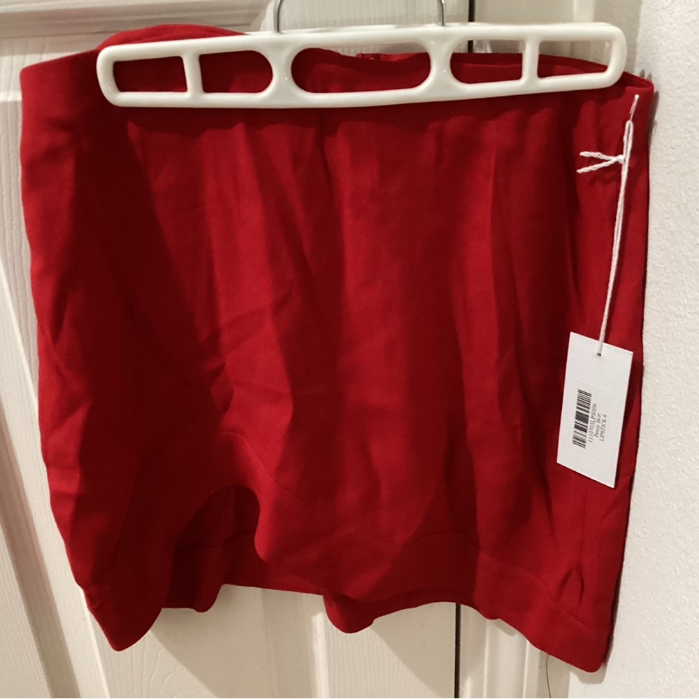 Reformation Scarlet Red skirt